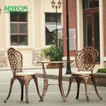 Hot Selling Outdoor Garden Patio Furniture Metal Chair Round Table Set