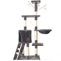 Wooden Cat Tree Climbing Frame Scratch-resistant Space-saving Multi-layer Minimalist Integrated Kitten Tree for Cats House