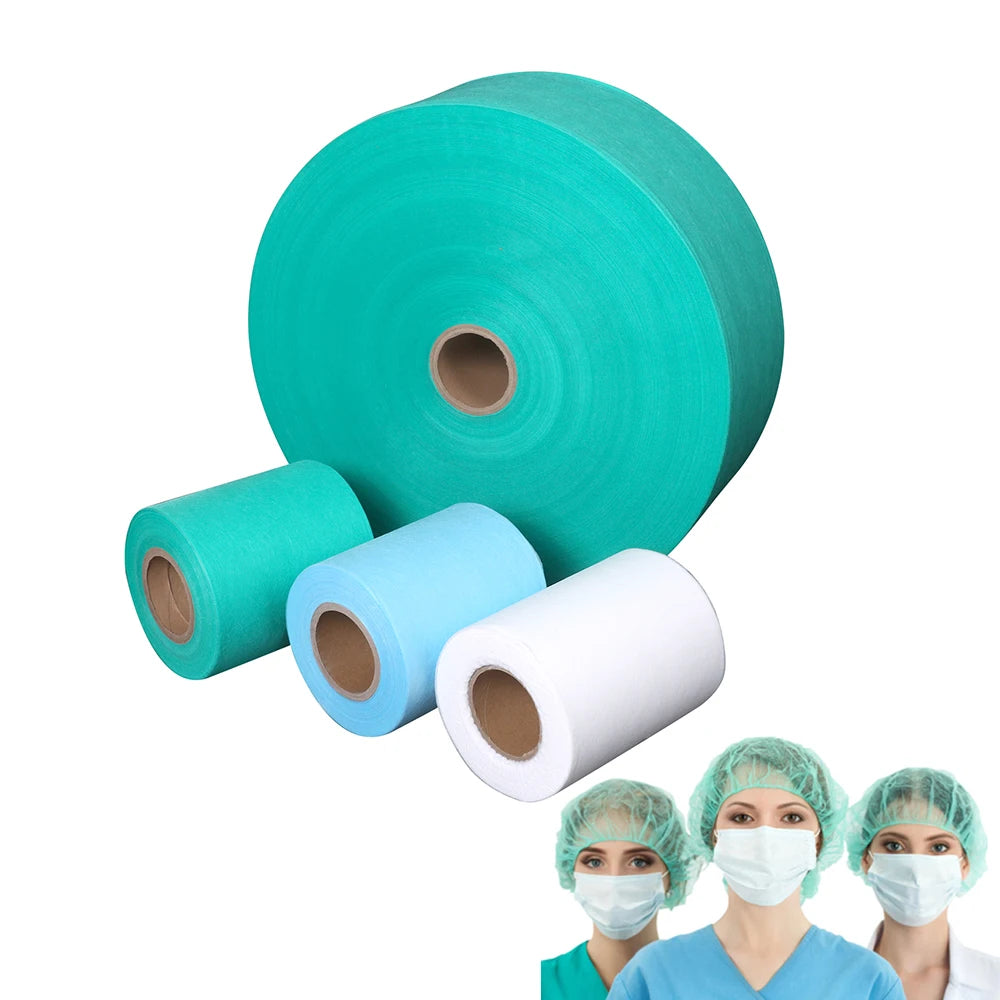 Biodegradable Spun-Bonded Nonwoven Fabric Surgical Mask Breathable Waterproof Eco-Friendly Anti-Bacteria Tear-Resistant