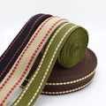 Meetee KY598 38mm Luggage Garment Webbing Handmade Sewing Accessories Thickened Polyester Cotton Webbing DIY Canvas Materials