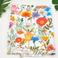 China Supplier Wholesale Custom Printed 100% Cotton Twill Quilting Fabric with Bouquet Print for Shirts Bags for Boys Girls