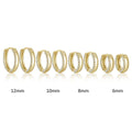 INS NEW 925 Sterling Silver Earrings Double Row Diamond Zircon Gold Plated Ear Buckle Hoop Earrings Women