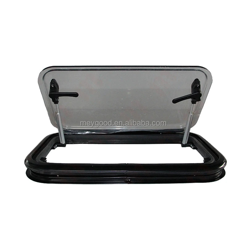 600x350mm Factory Price caravan Accessories Rv Round Window WIth Roller Blind and Flynet