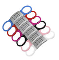 Personalized Silicone Dog ID Name Tracking Collar with Blank Metal Plate Factory Price Features Laser QR Code Letter Pattern