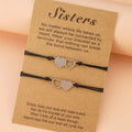 Wholesale 2/3/4/5 Pcs Matching Heart Distance Bracelets Friendship Gift for Sisters Best Friends Bestie Girls Women