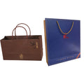 Custom Printed Eco-Friendly Kraft Paper Gift Bags Cardboard Shopping Bags Own Logo Stylish Sustainable Option for Your Customers