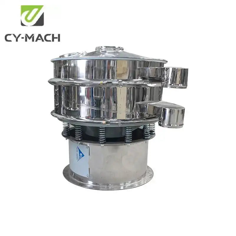 CY Stainless Steel Standard Rotary Automatic Barley Spices Flour Vibration Sifting Machine