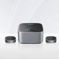 Portable Conference Speakerphone TEVO-M6B-EX with 2 Expansions USB/Bluetooth/Wireless/3.5mm Jacks with Microphone
