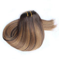 2023 Double Drawn Lace Clip in Hair Extension Wholesale Ombre Colored Lace Hair