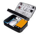 Dual Layer Fireproof Waterproof Lightweight Travel Gadget Organizer Cable Electronics Storage Bag Custom Digital Gear Camera