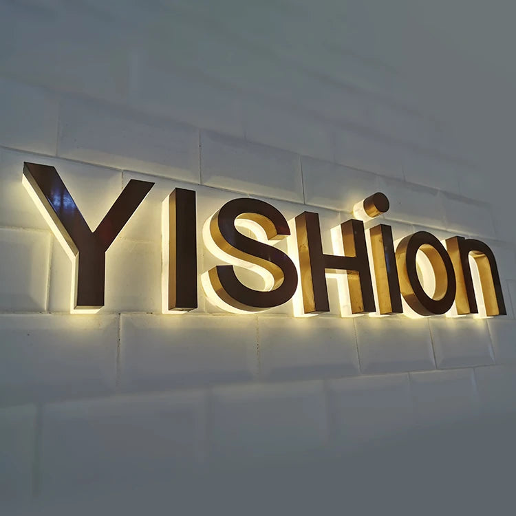 CARREY Custom 3d Led logo Light Sign Custom Backlit Channel Letter Shop Store Led Sign Board Outdoor Advertising Led Signs