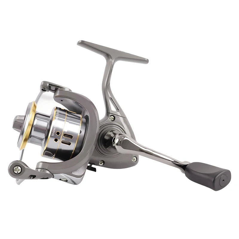KALIOU LC1000/2000 Left Hand Saltwater Spinning Fishing Reel with 12kg Max Drag 14+1BB Stream/River/Lake Use