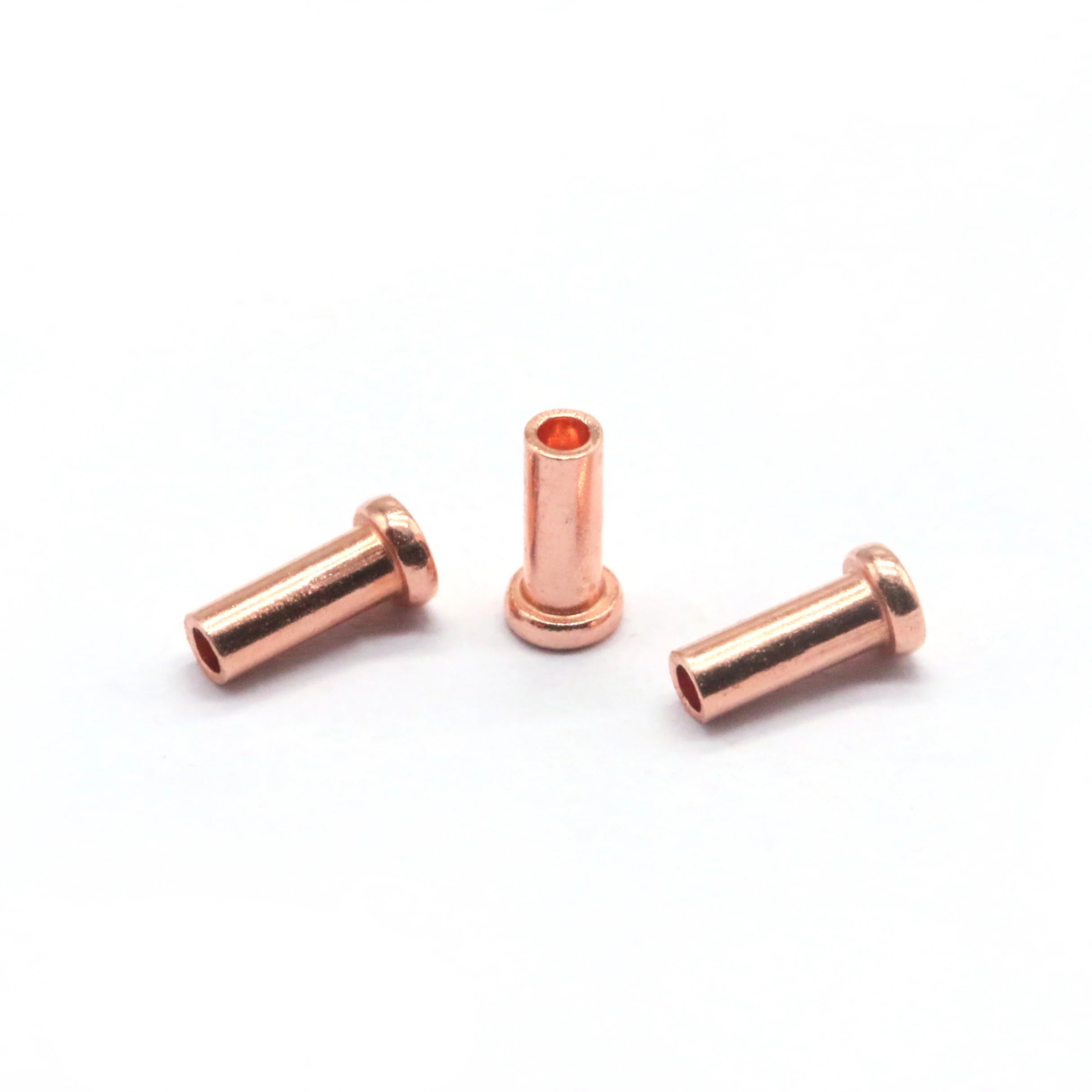 Direct Factory Sale China Manufacturer's Hot Selling Custom Red Copper Flat Head Semi-Tubular Rivet ISO Standard Saitong Brand