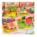 Cheap DIY 3D Puzzle Colored Animal Bomber House Cat Puzzle EPS Paper Cardboard Craft Gift for Kids Educational Toys