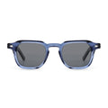 Large Round Polarized Youth Cool Shades Transparent Frame Shades Men Polarized with Rivets Hinges Outdoor Acetate Sunglasses