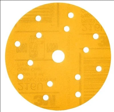 3M 216U Car Polishers Hookit Gold Aluminum Oxide Abrasive Disc Hook & Loop Medium Hardness OBM OEM