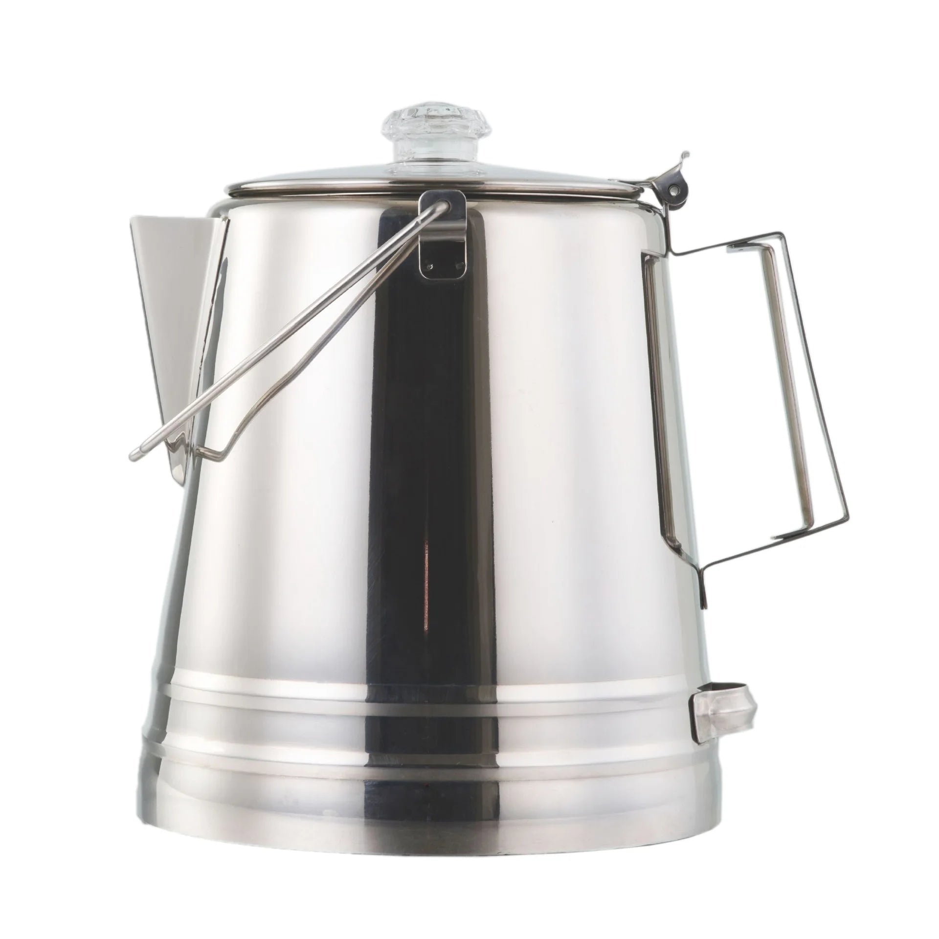 Outdoors Percolator 304 Food Grade Stainless Steel Camping Coffee Pot