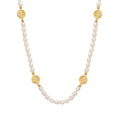 Designer National Style Necklace Freshwater Pearl Chain Necklace