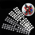 Wholesale 120pcs/bag Nail Polish Gel Display With Stickers Color Chart Nail Art Tool Nail Polish Color Catalogs