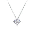 Custom Moissanite Pendant 925 Sterling Silver Fine Fashion Jewelry Round Adjustable Pendant Necklaces for Women