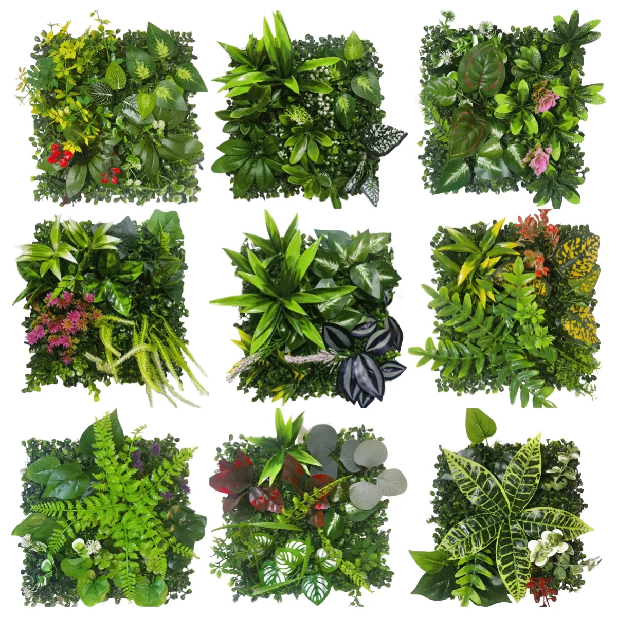 Cross-Border Outdoor Green Artificial Grass Wall Decoration Plastic Flower Lawn Door Balcony Background Indoor Wall Decor UV MegaBDM