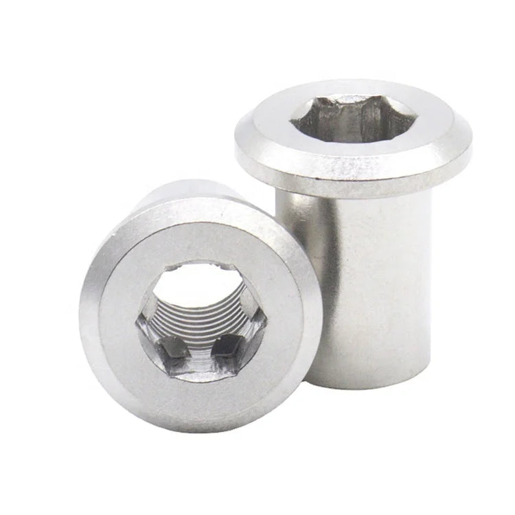 Stainless Steel Polished Passivated Furniture Connecting Insert Coupling Nut Class 12.9 3/8 16 M3 M4 M5 M6 M8
