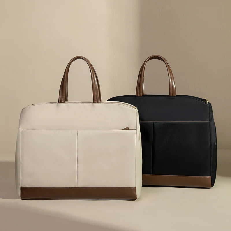 2025 New Styles Notebook Bag 15 Inch Nylon Briefcase Business Laptop Bag for Women Accept ODM OEM
