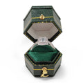 Wholesale Mini Retro Ring Box Custom Retro Jewelry Box Hexagonal Ring Box Spot