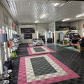 CE Certified PP Interlocking Garage Floor Tiles-Waterproof Eco-Friendly Vinyl Flooring Click Lock for Indoor Use Villa Car Wash