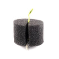 50pcs/Pack Black Hydroponic Sponge Garden Vegetable Soilless Planting Sponge Foam Plants Root Fixed Sponge for Baskets Pots