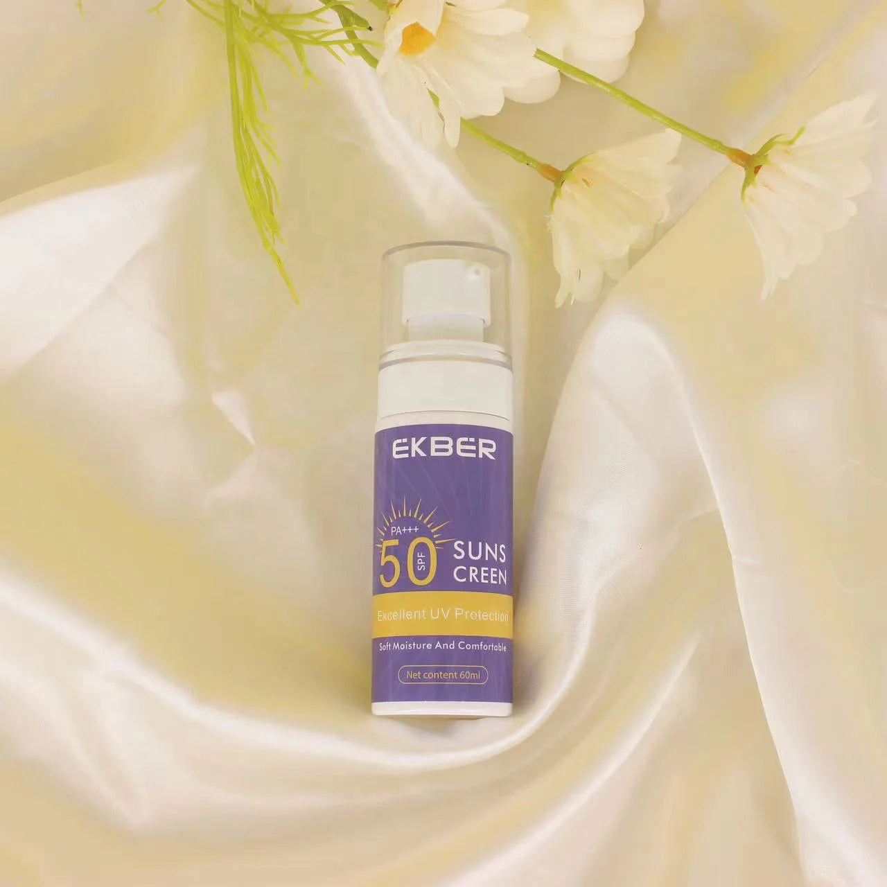 Natural Vegan Face Whitening Moisturizing Spf50+ Sun Screen Cream Anti-Oxidation Sunscreen Body Facial Spf 50 UV Sunblock Lotion