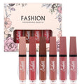 Factory Wholesale Matte Lip Glaze Colorfast Non-stick Cup Lip Gloss Waterproof Velvet Muddy Student Lip Glaze Can Be Customized