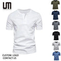Liu Ming Custom Logo Wholesale Fashion Men Casual Summer Short Sleeve Basic Cotton T Shirts