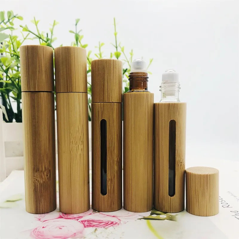 Warehouse Natural Refillable Eco Empty Refillable Packaging Containers Essential Oil Perfume Roll on Plastic Deodorant Bottles