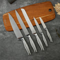 Premium 5pcs Stainless Steel Household Professional Kitchen Knife Set with Anti-slip Handle 3cr13 Blade Custom Manufacturer