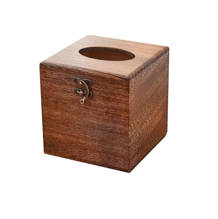 Bathroom Tissue Box Cover Rustic Farmhouse Wooden Tissue Tissue Box
