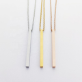 Custom Engraved Necklace Collar Con Nombre Personalizado Bar Pendant Necklace Fashion Jewelry