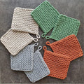 Y-F Knitted Holder Coaster Hygge Home Decor From Cotton Textile Yarn Coasters for the Kitchen