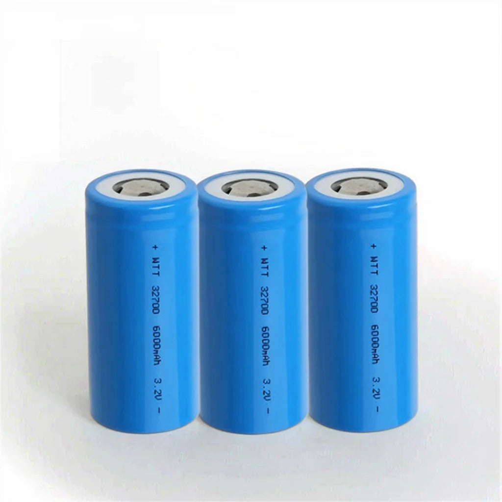 WTT-32700 High Power LiFePO4 Battery Cell 3.2V 6000mAh 3C Discharge 1000 Cycles