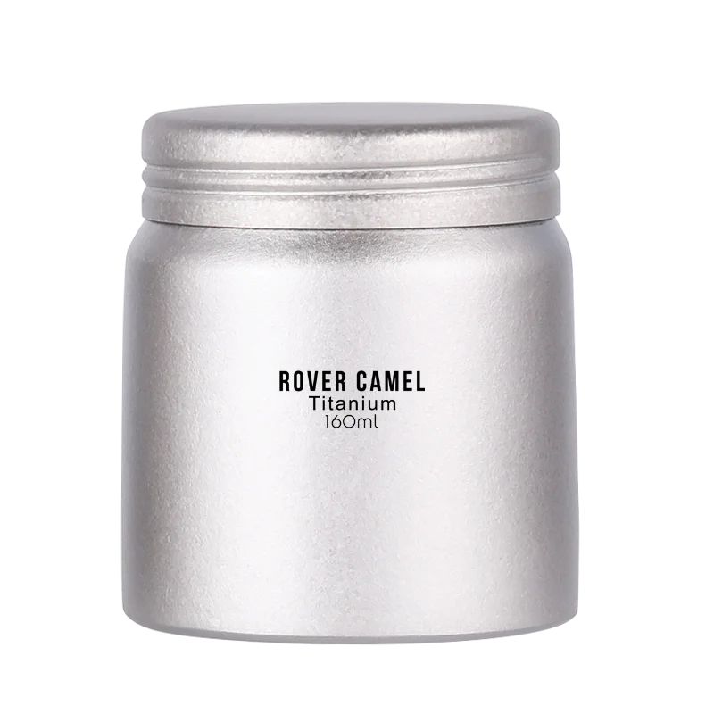 Titanium Canister Storage Tea Caddy  Can Chinese Tea Accessories for Travel Tea Box tank
