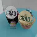 Congrats Grade Well Done Congratulations Mini Acrylic Cake Cupcake Topper for Graduation Party Supplies