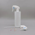 Plastic Spray Bottles Packaging Empty Cleaning Flat Shoulder 500ml PET Custom Trigger Spray Bottle with Sprayer
