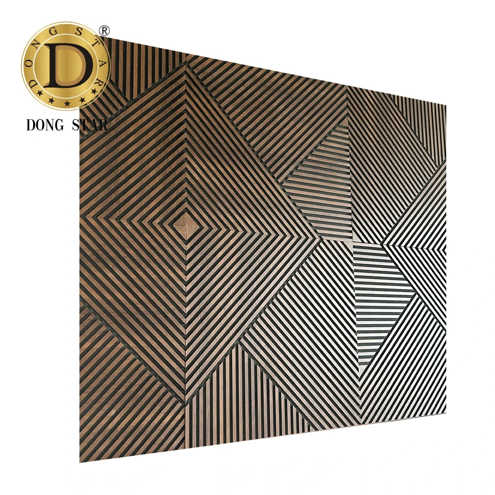 Dongstar European Design Waterproof 3D Panel Wall Decor with Embossed Texture and Fluted Design for Hotel Use 3D Model Design