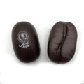 Eco-friendly Custom Printing logo Pu Foam Anti Stress Coffee Bean Promotional Gift Toy