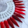 Hight Quality 4Oz 2Oz Super Clear Acryl Powder Red Coloured Nail Acrylic Powder