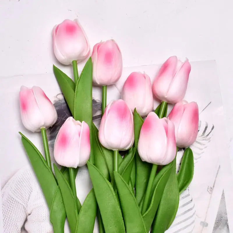 D-T001 Fake Artificial Tulip Flower for Home Wedding Decoration
