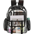 Stylish Clear Backpacks for American Students - Durable School-Compliant & Trendy Desig for Middle & High School Teens"