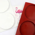 349 2 Cavity Round Cylinder  Shape Silicon Cake Pan Silicone Cake Mold