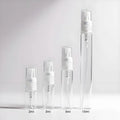 WOGU Silk Screen Logo Fine Mist Cosmetic Packaging 2ml 3ml 5ml 10ml Refilled Empty Transparent Thin Glass Spray Perfume Bottle