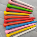 Wholesale Direct Sales Golf Tees Box With Different Design Colorful Custom Logo 54MM 70MM 83MM Bamboo Wooden Golf Tees